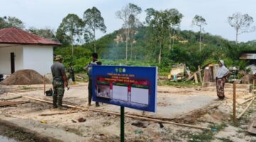 Sentuhan Awal TMMD 128: Rumah Warga Mulai Dibangun dari Nol