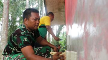 Tidak Hanya Bangun Rumah Warga, Program TMMD 128 Juga Sasar Sarana Pendidikan di Alue Canang