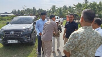 Plt Sekda Aceh Utara Tinjau Lahan Pesantren Modern di Samudera, Pastikan Kelayakan dan Dukungan Warga