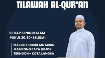 Pengajian Tilawah Al-Quran Masjid Hubbul Mukmin: Ciptakan Generasi Muda yang Qur’ani