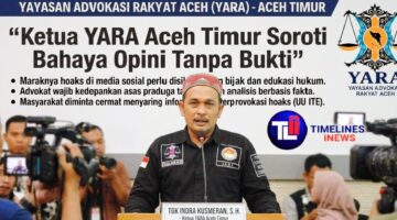 “Ketua YARA Aceh Timur Soroti Bahaya Opini Tanpa Bukti”