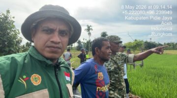 Pengendalian Hama Tikus di Desa Pohroh Terus Digencarkan, Libatkan Kadis hingga Petani