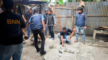 Kolaborasi Polres Binjai dengan BNNK Binjai Gerebek Sarang Narkoba, Dua Orang Diamankan