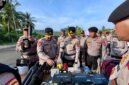 Kapolres Pidie Jaya AKBP Ahmad Faisal Pasaribu memimpin Apel Siaga Kamtibmas di Lapangan Apel Polres Pidie Jaya, Gampong Tuengkluet, Kecamatan Trienggadeng, Jumat (1/5/2026).foto.Ist
