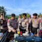 Kapolres Pidie Jaya AKBP Ahmad Faisal Pasaribu memimpin Apel Siaga Kamtibmas di Lapangan Apel Polres Pidie Jaya, Gampong Tuengkluet, Kecamatan Trienggadeng, Jumat (1/5/2026).foto.Ist