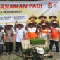 PKS Aceh Tanam Padi Perdana Musim Gadu di Aceh Besar, Dorong Kesejahteraan Petani