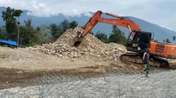PT. Hutama Karya Diminta Jangan Bayarkan Proyek Beronjong Gunakan Material Tanpa Izin di Agara