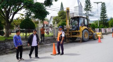 Pemkab Toba Tertibkan Pedagang di Sekitaran Jalan Gereja Balige