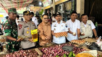 Polres Pidie Jaya Bersama Forkopimda Laksanakan Sidak Pasar Jelang Idul Adha 1447 H