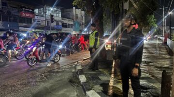 Di Tengah Blackout Sumatera, Brimob Sumut Tetap Siaga Jaga Kota Medan