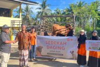 Bahagiakan Warga Pedalaman Aceh, Rumah Zakat Salurkan Sapi dan Domba Donasi Flip di Desa Krung Beukah