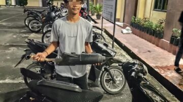 Antisipasi Guantibmas,Polres Pematangsiantar Amankan Empat Sepedamotor Knalpot Brong