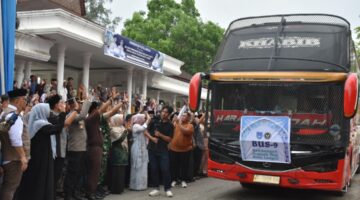 Walikota Langsa Lepas Keberangkatan 198 JCH Menuju Tanah Suci
