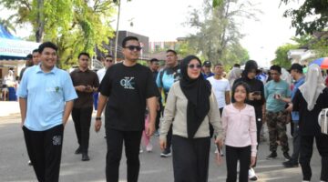 CFD Langsa Kian Semarak, Ribuan Warga Antusias Ikuti Senam Sehat