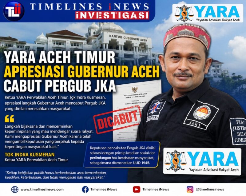 Ketua Perwakilan Yayasan Advokasi Rakyat Aceh (YARA) Aceh Timur 
