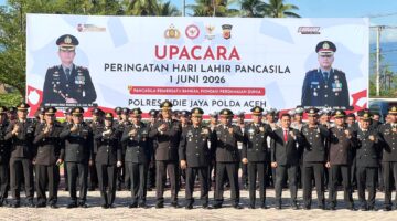 Polres Pidie Jaya Peringati Hari Lahir Pancasila 2026, Teguhkan Pancasila sebagai Pemersatu Bangsa dan Fondasi Perdamaian Dunia