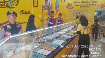Sat Samapta Polres Pematangsiantar Patroli Rutin dan Gatur Lalin Pagi Hari
