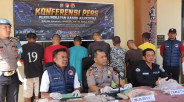 Press Release Operasi Antik Toba 2026 : Polres Toba Ungkap 8 Kasus Narkoba, Sita 289 Butir Ekstasi dan 3,79 Gram Sabu
