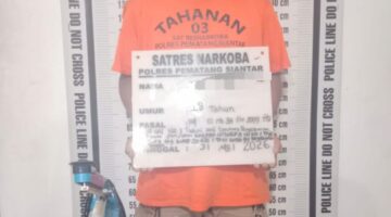 Sat Res Narkoba Polres Pematangsiantar Amankan JBS Dirumahnya