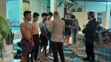 Brimob Sumut Bertindak Tegas! 18 Pemuda dan 12 Sepeda Motor Diamankan dalam Patroli Antisipasi Balap Liar di Kota Medan