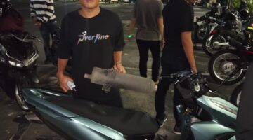 Timsus Dayok Mirah Polres Pematangsiantar Patroli Rutin dan Amankan 5 Sepedamotor Knalpot Brong