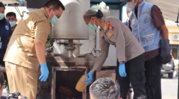 Polres Pematangsiantar Gelar Pemusnahan Barang Bukti Narkotika