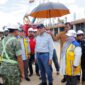 Menteri Pekerjaan Umum, Dody Hanggodo, meninjau langsung progres pembangunan Sekolah Rakyat (SR) di Kabupaten Nagan Raya, Aceh, Minggu (14/6/2026)