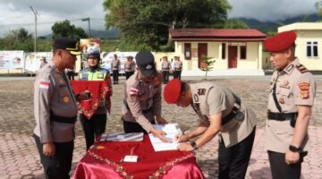 Kapolres Gayo Lues Pimpin Sertijab Sejumlah Pejabat Utama, Tekankan Peningkatan Pelayanan kepada Masyarakat