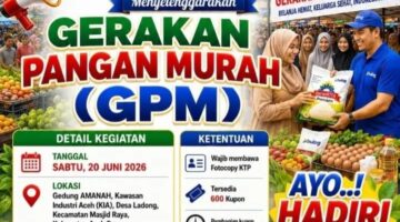 GEKRA 2026 Hadirkan Pangan Murah, Layanan Publik, dan Penguatan UMKM di Aceh Besar