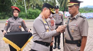 Rotasi Jabatan di Polres Pidie Jaya, Kapolres Ahmad Faisal Pasaribu Lantik Sejumlah Pejabat Baru