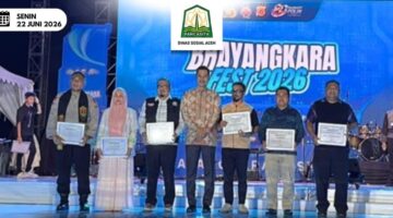 Dinsos Aceh Raih Predikat Stan SKPA Terfavorit di Bhayangkara Fest 2026