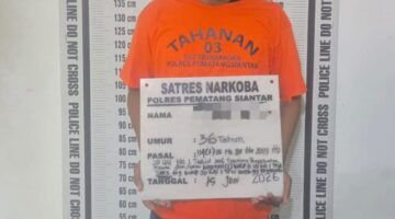 Polres Pematangsiantar Berhasil Amankan Pemilik 5 Paket Sabu di Jalan Melanthon Siregar