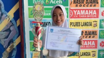 Diva Azahra Raih Juara I Atletik Putri O2SN Tingkat Kota Langsa 2026