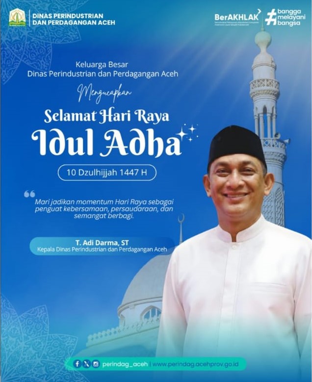 UCAPAN KADISPERINDAG ACEH