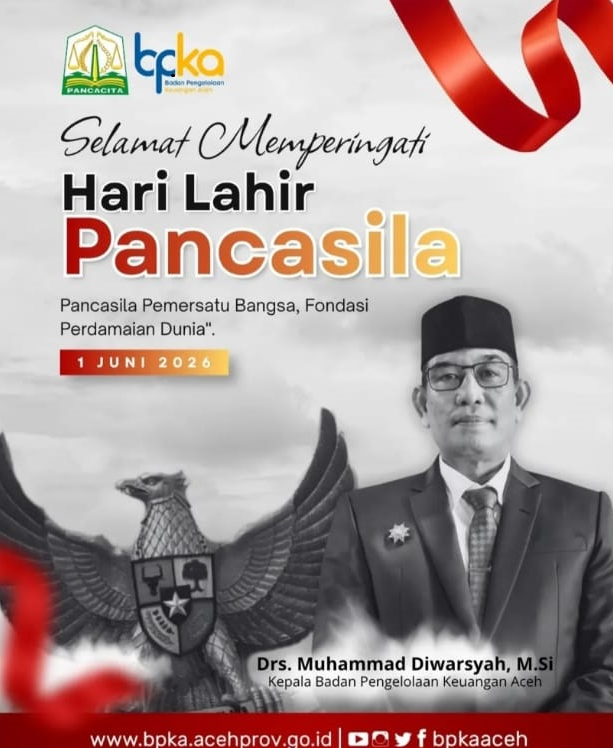 UCAPAN KEPALA BPKP ACEH HARI KESAKTIAN PANCASILA