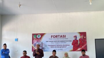 22 Santri Baru SMP Mumtas Koba “Boarding School” siap Menjadi Taruna Taruni Yang Membanggakan Orang Tua