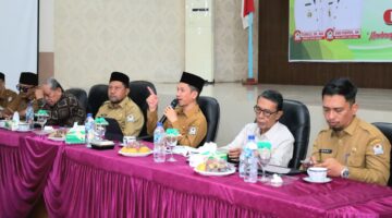Bupati Aceh Barat, Tarmizi, SP, MM, memimpin Rapat Koordinasi Teknis (Rakornis) Dinas Pendidikan dan Kebudayaan Kabupaten Aceh Barat, Foto Dok: Timelinesinews.com
