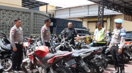 Satlantas Polresta Banda Aceh Sita 80 Sepeda Motor Gunakan Knalpot Brong Selama Juli 2026
