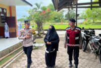 Pamapta Polres Aceh Besar Laksanakan Patroli Dialogis Presisi Dan Sosialisasi Layanan Polisi 110 Di Sekolah-Sekolah