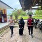 Pamapta Polres Aceh Besar Laksanakan Patroli Dialogis Presisi Dan Sosialisasi Layanan Polisi 110 Di Sekolah-Sekolah