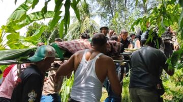 Warga Lamdingin Ditemukan Mengapung Di Krueng Aceh, Polisi Lakukan Olah TKP