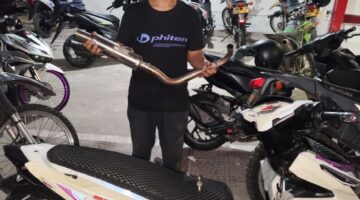 Patroli Rutin Timsus Dayok Mirah Polres Pematangsiantar Amankan Dua Sepedamotor Knalpot Brong