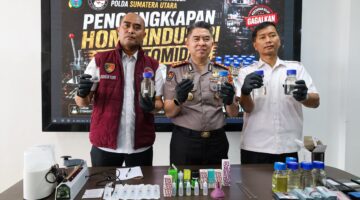 Polda Sumut Bongkar Home Industri Vape Mengandung Etomidate, Bahan Baku Diduga Dipasok dari Kamboja