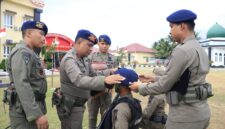 Kapolda Aceh Tutup Pembinaan Tradisi dan Pembaretan 65 Bintara Remaja Satbrimob Polda Aceh