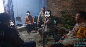 Polsek Siantar Timur Cek Laporan Adanya Orang Mabuk Diduga Bawa Sajam