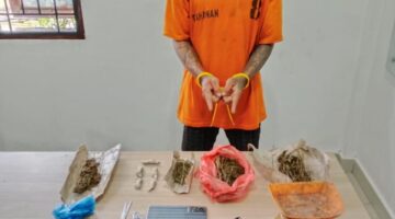 Digerebek Tengah Malam, Polres Karo Temukan Ganja Hampir 108 Gram di Rumah Buruh Bangunan