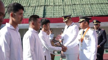 Bupati Toba Pimpin Upacara Pemberian Remisi, 329 WBP Terima RU II