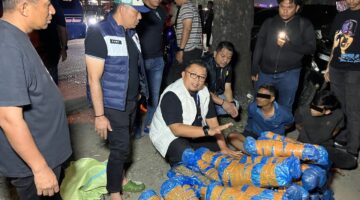 Kejar – Kejaran Hingga Harus Tabrak Mobil Pelaku, Satresnarkoba Polrestabes Medan Berhasil Gagalkan Pengiriman 93 Kg Ganja