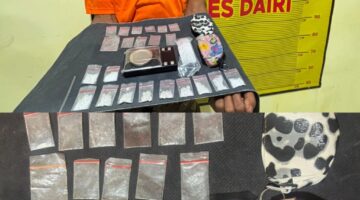 Simpan Sabu Dibungkus Kaos Kaki, Sat Narkoba Polres Dairi Ringkus Terduga Pengedar di Huta Rakyat