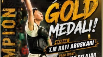 Rafi Aroskari Ukir Emas untuk Aceh di Kejurnas Pelajar Jatim 2026